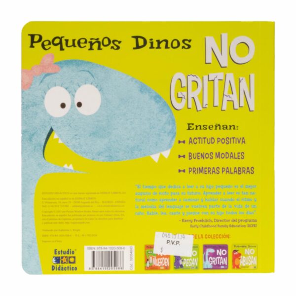 Libro Pequeños Dinos No Gritan ESTUDIO DIDACTICO 20 Páginas - Imagen 2