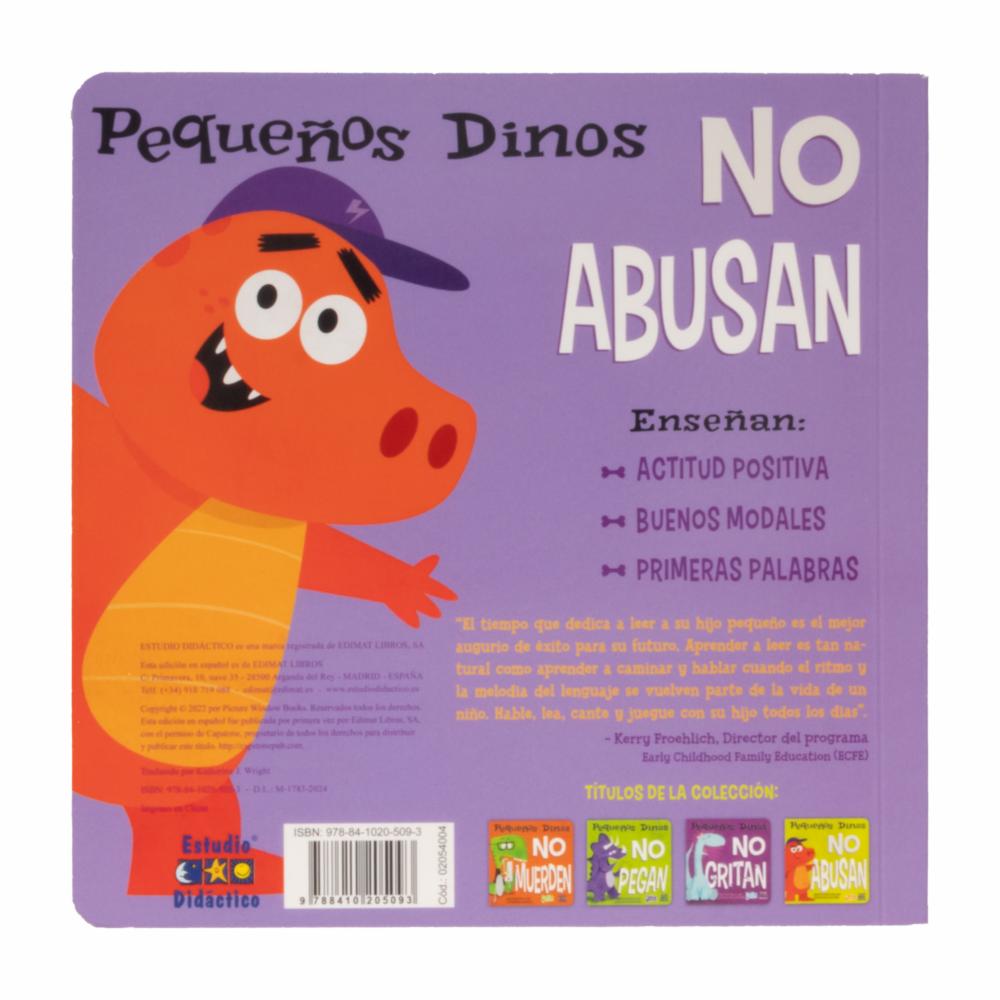 Libro Pequeños Dinos No Abusan ESTUDIO DIDACTICO 18 Páginas - Imagen 2