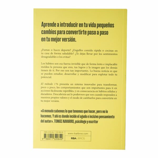 Libro El Método 1% RBA 310 Páginas - Imagen 2