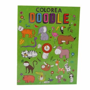 Libro Colorea Doodle 2T SALDAÑA 25 Páginas