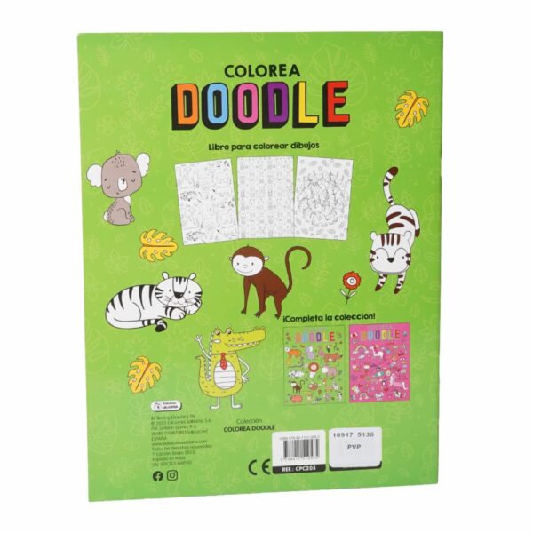 Libro Colorea Doodle 2T SALDAÑA 25 Páginas - Imagen 2