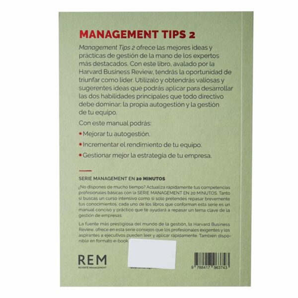 Libro Management Tips 2 EDITORIAL ALMA 224 Páginas - Imagen 2