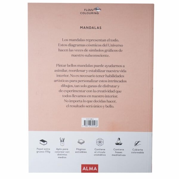 Libro Mandalas Arte Terapia MR.BOOKS 50 Páginas - Imagen 2