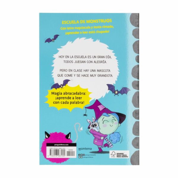 Libro Escuela De Monstruos 1 La Mascota Más Grandota MONTENA 37 Páginas - Imagen 2