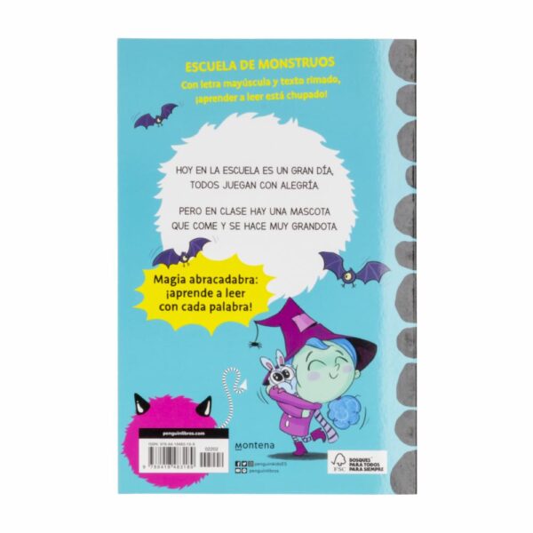 Libro Escuela De Monstruos 1 La Mascota Más Grandota MONTENA 37 Páginas - Imagen 2