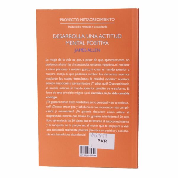 Libro Desarrolla Una Actitud Mental Positiva MESTAS 128 Páginas - Imagen 2