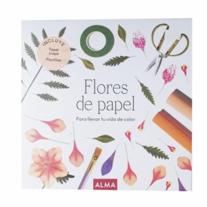 Libro Flores De Papel Para Llenar Tu MR.BOOKS 35 Páginas