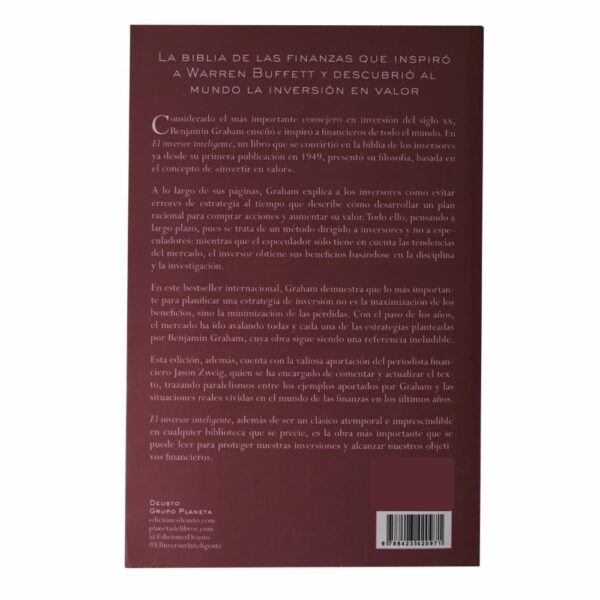 Libro El Inversor Inteligente DEUSTO 803 Páginas - Imagen 2