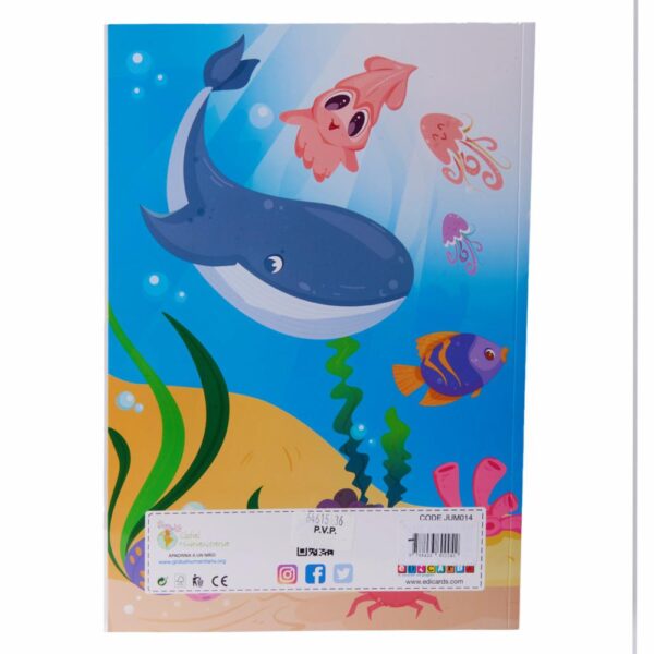 Libro Jumbo Coloring Book EDICARDS 15 Páginas - Imagen 2