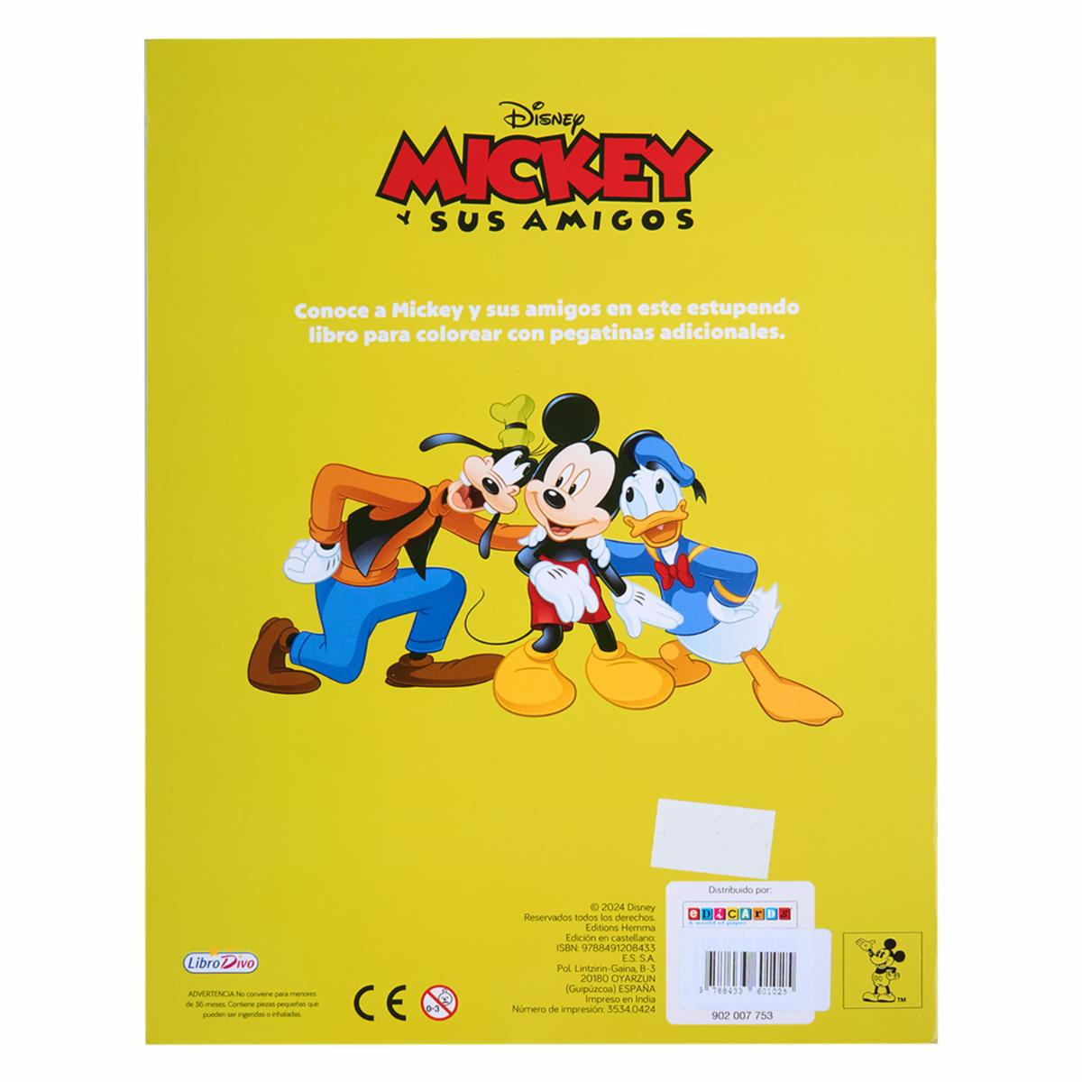 Libro Disney Mickey Y Sus Amigos LIBRO DIVO 20 Páginas - Imagen 2