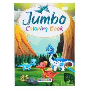 Libro Dinos Mi Gran Libro De Coloring Book Jumbo EDIDAC 15 Páginas