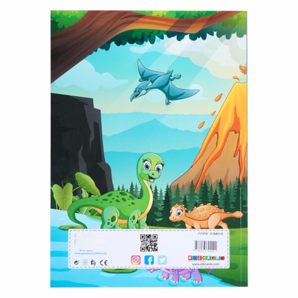 Libro Dinos Mi Gran Libro De Coloring Book Jumbo EDIDAC 15 Páginas - Imagen 2