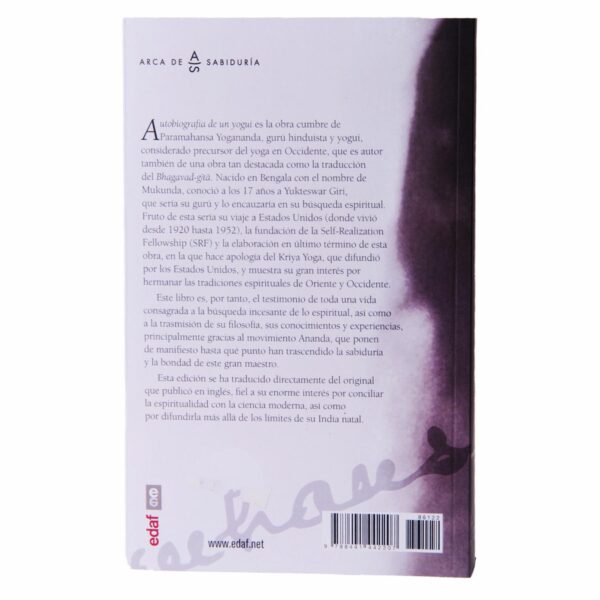 Libro Autobiografía De Un Yogui EDAF 470 Páginas - Imagen 2