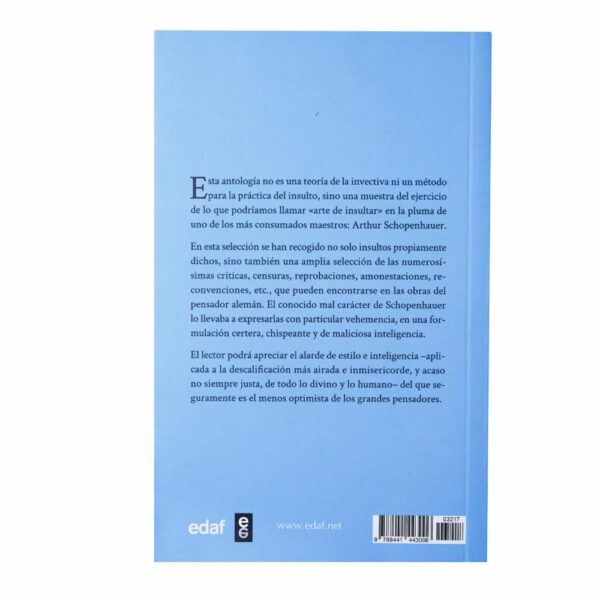 Libro El Arte De Insultar EDAF 235 Páginas - Imagen 2