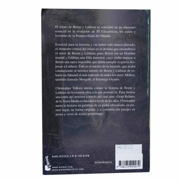 Libro Beren Y Luthien BOOKET 275 Páginas - Imagen 2