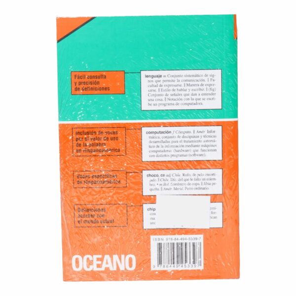 Libro Diccionario Lengua Española OCEANO PRÁCTICO 450 Páginas - Imagen 2