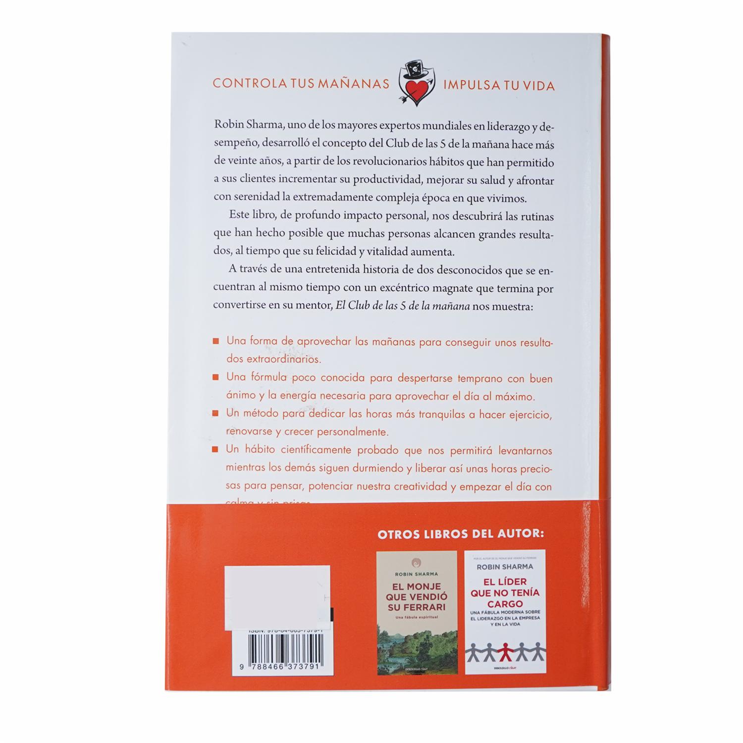 Libro El Club De Las 5 De La Mañana Bolsillo DEBOLSILLO 394 Páginas - Imagen 2