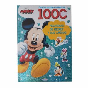 Libro 1000 Pegatinas De Mickey Y Sus Amigos PLUTÓN 48 Páginas