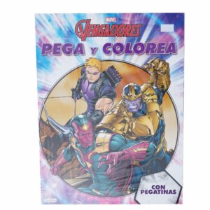 Libro Vengadores Pegacolor LIBRO DIVO 14 Páginas