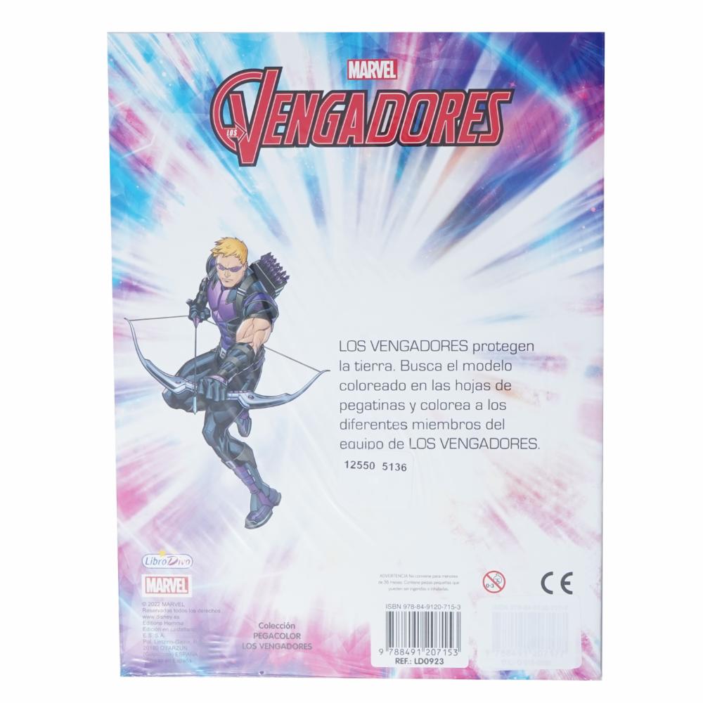 Libro Vengadores Pegacolor LIBRO DIVO 14 Páginas - Imagen 2