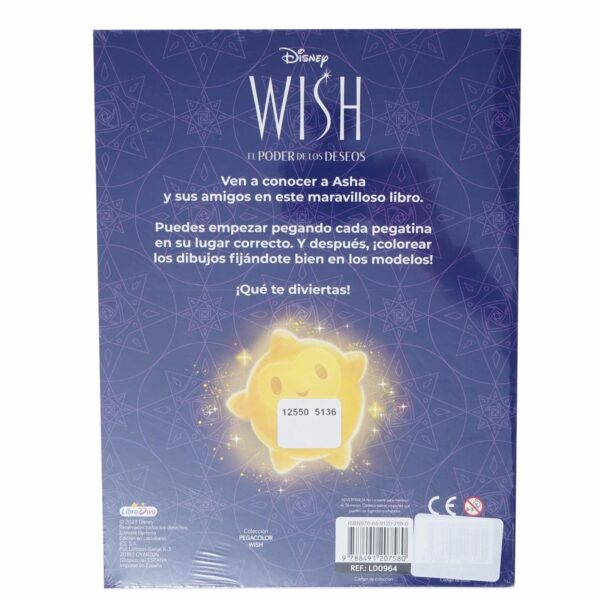 Libro Wish Pega Y Colorea LIBRO DIVO 24 Páginas - Imagen 2