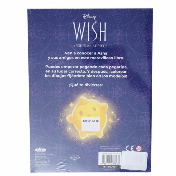 Libro Wish Pega Y Colorea LIBRO DIVO 24 Páginas - Imagen 2