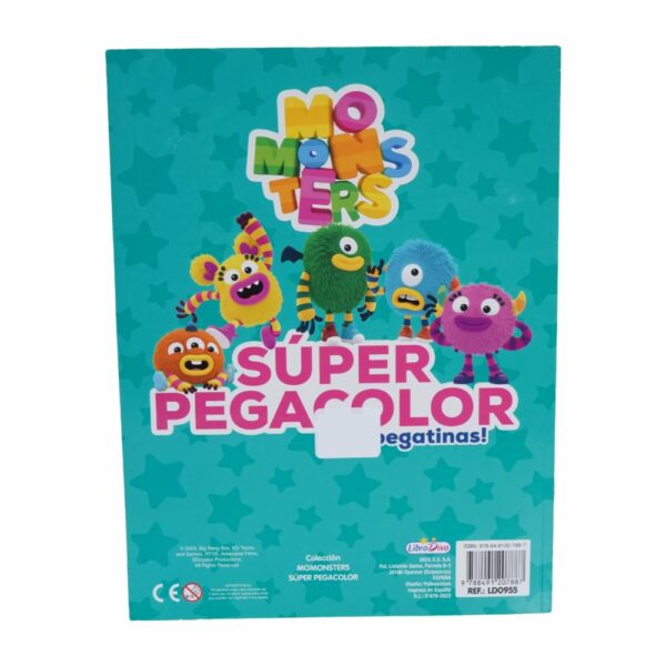 Libro Monster Super Pegacolor LIBRO DIVO 40 Páginas - Imagen 2