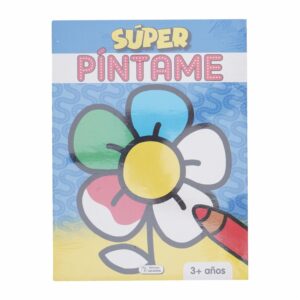 Libro Súper Píntame EDICIONES SALDAÑA 64 Páginas
