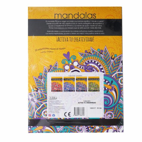 Mandalas Potencia Tu Creatividad EDICIONES SALDAÑA 72 Páginas - Imagen 2