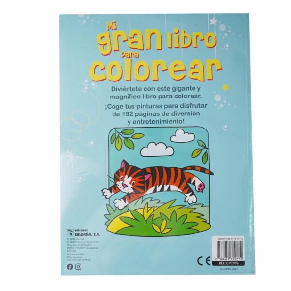 Libro Gran Libro Para Colorear EDICIONES SALDAÑA 120 Páginas - Imagen 2