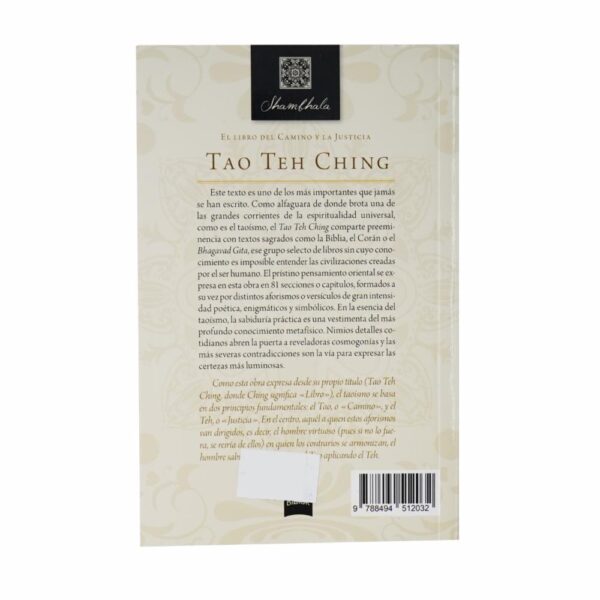 Tao Teh Ching Lao Tse BIBLOK BOOK 244 Páginas - Imagen 2