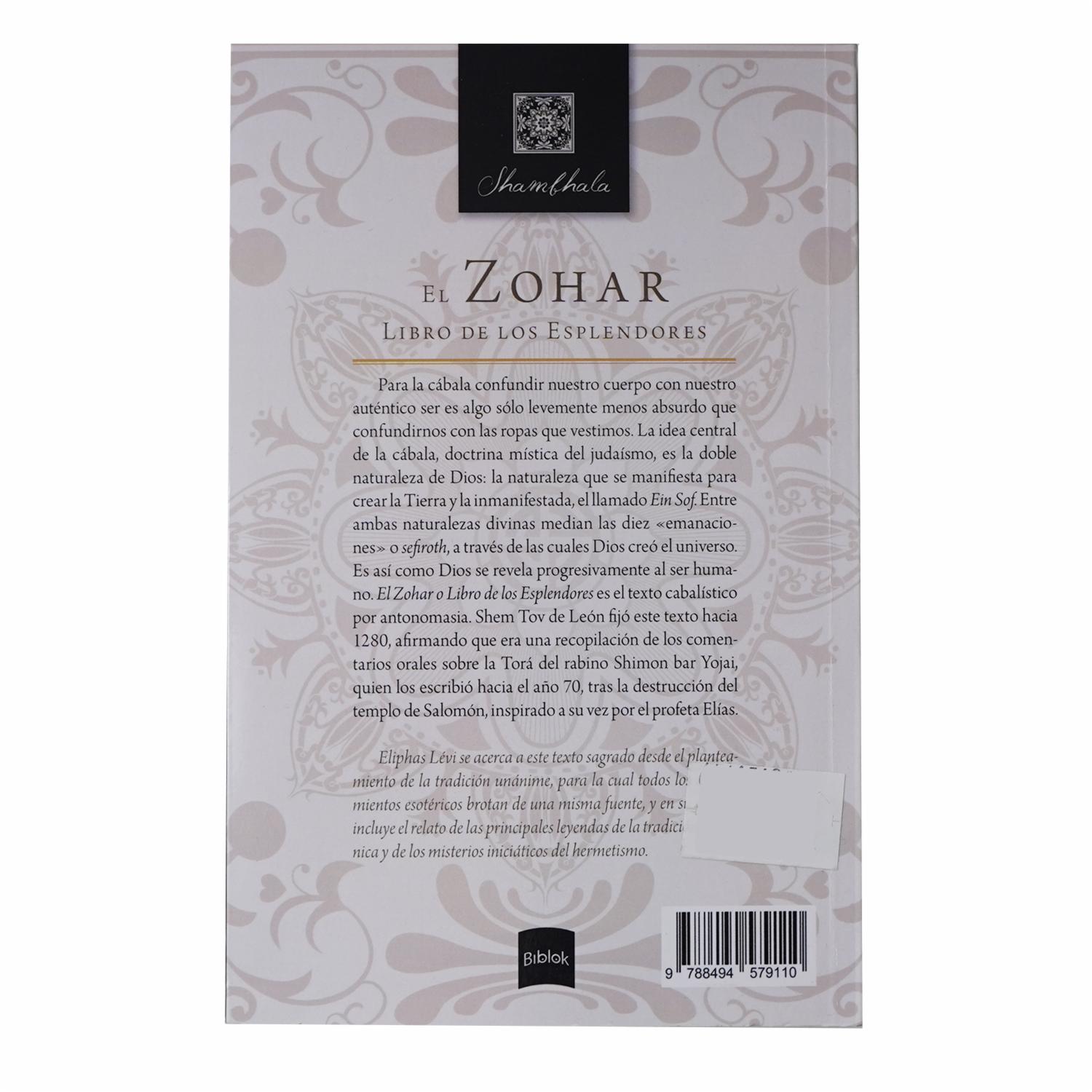 Libro Zohar El O Libro De Los Esplendores BIBLOK BOOK 265 Páginas - Imagen 2