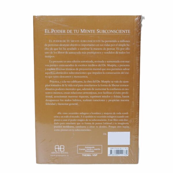 Libro El Poder De Tu Mente Subconsciente ARKANOBOOKS 314 Páginas - Imagen 2