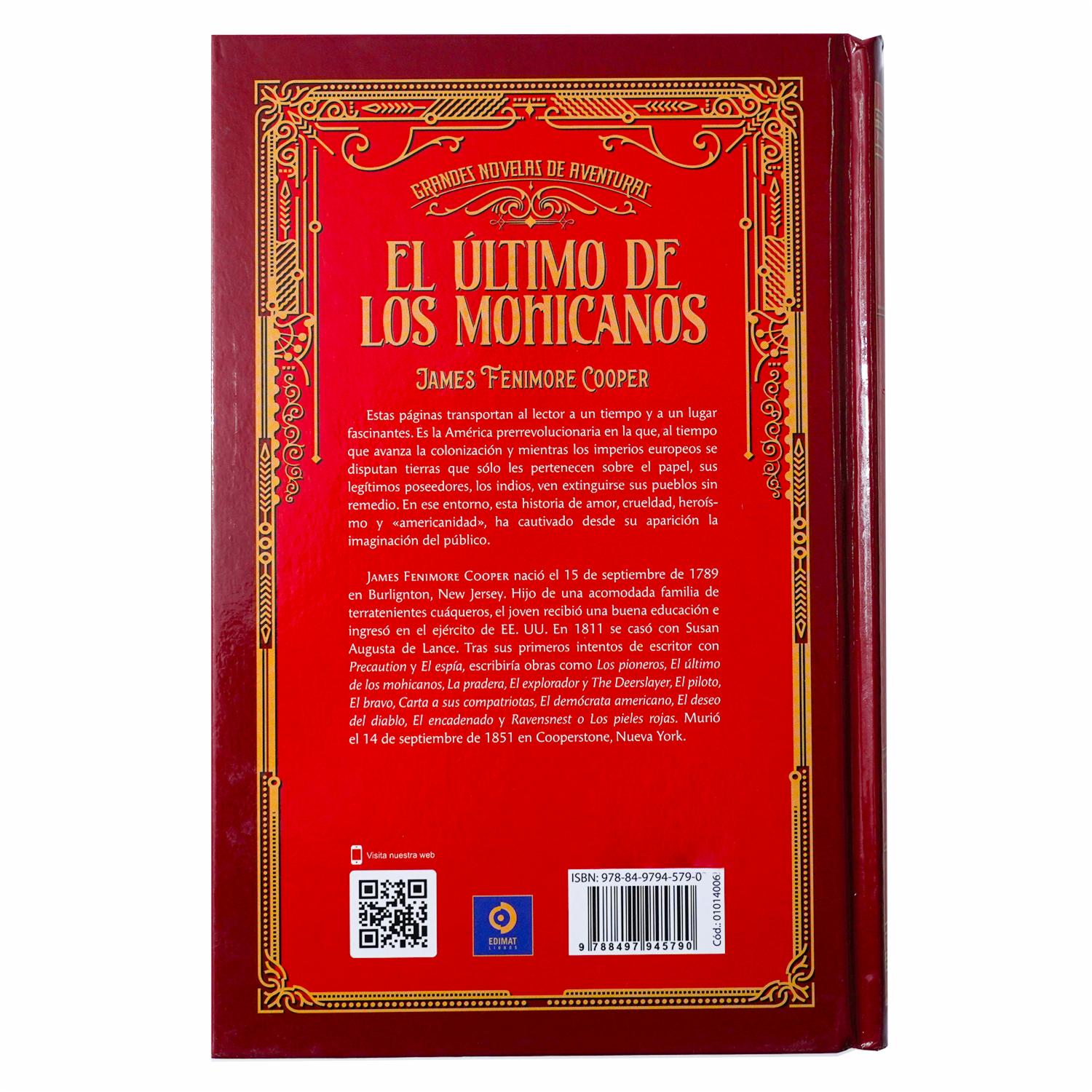 Libro El Ultimo De Los Mohicanos EDIMAT 352 Páginas - Imagen 2