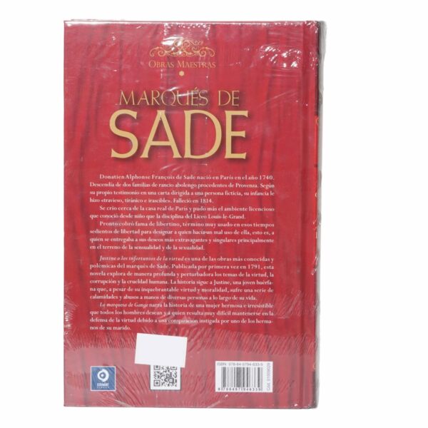 Libro Marqués De Sade Volumen I EDIMAT 383 Páginas - Imagen 2