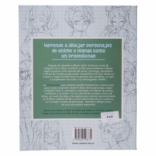 Libro Aprende A Dibujar Anime LIBRERO 143 Páginas - Imagen 2