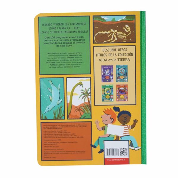 Libro Vida En La Tierra Dinosaurios CONTRAPUNTO 25 Páginas - Imagen 2