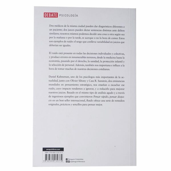 Libro Ruido DEBATE 491 Páginas - Imagen 2