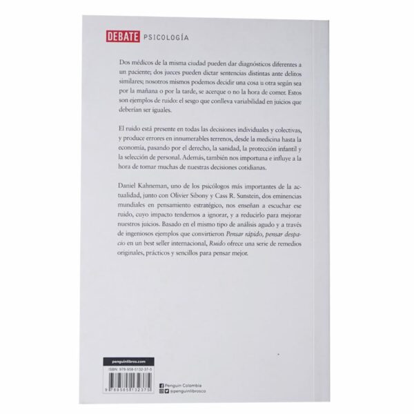 Libro Ruido DEBATE 491 Páginas - Imagen 2