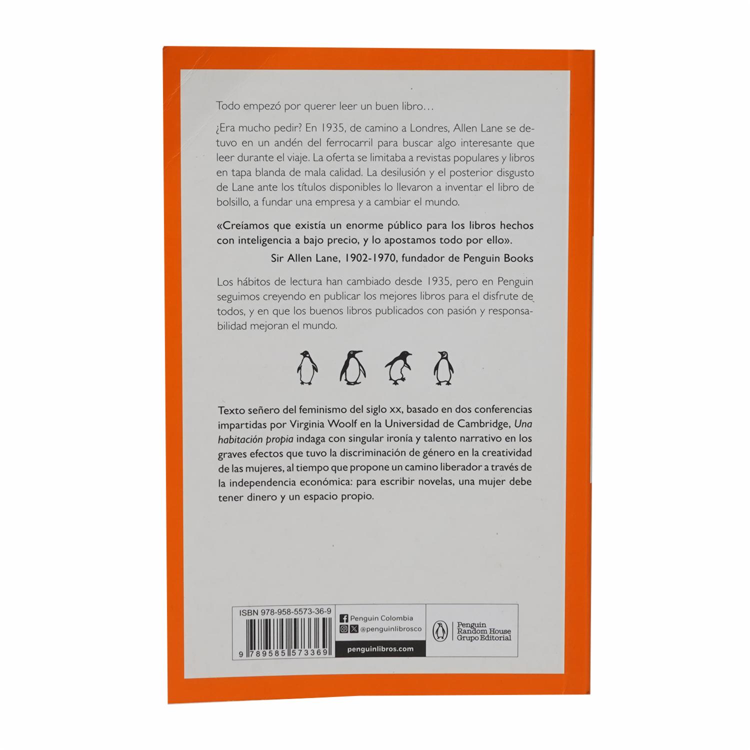 Libro Una Habitación Propia MR.BOOKS 170 Páginas - Imagen 2