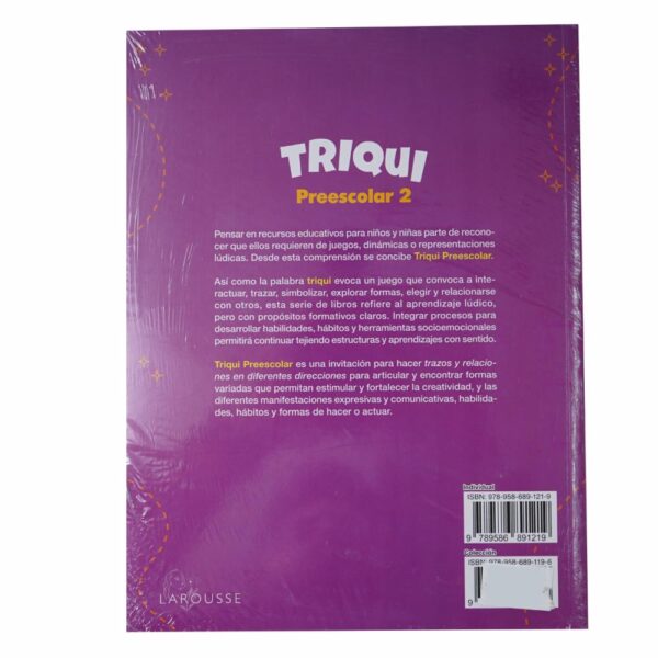 Libro Triqui 2 Integrado Preescolar LAROUSSE 68 Páginas - Imagen 2