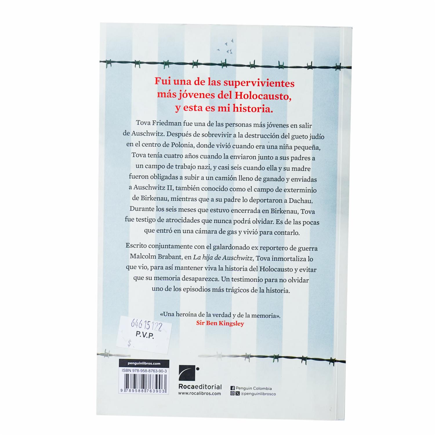 Libro La Hija De Auschwitz GRIJALBO 301 Páginas - Imagen 2