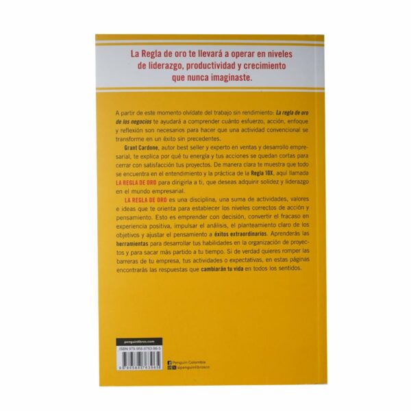 Libro La Regla De Oro De Los Negocios ROCAEDITORIAL 221 Páginas - Imagen 2