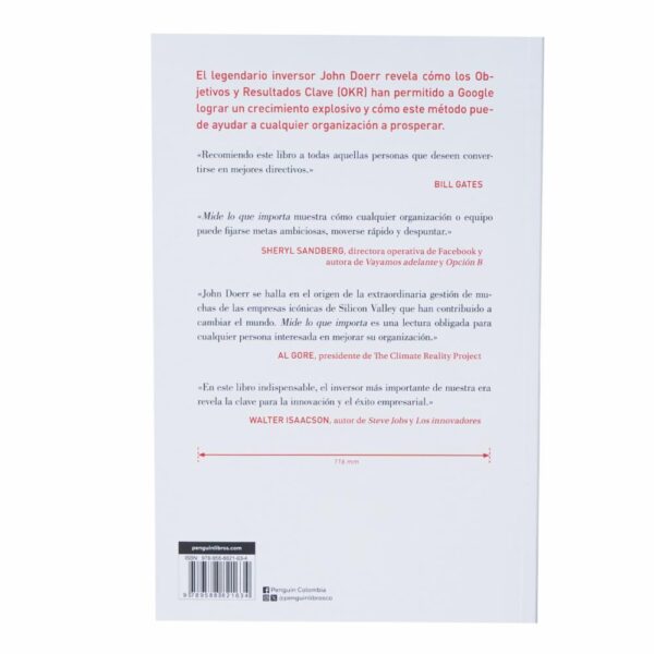 Libro Mide Lo Que Importa CONECTA 318 Páginas - Imagen 2