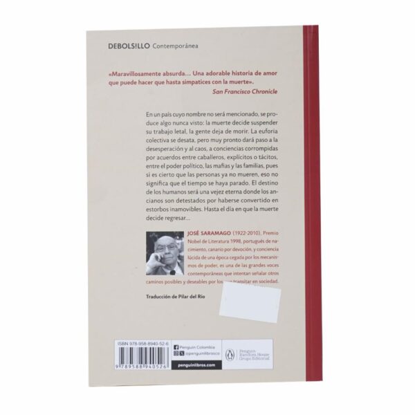 Libro Las Intermitencias De La Muerte DEBOLSILLO 250 Páginas - Imagen 2