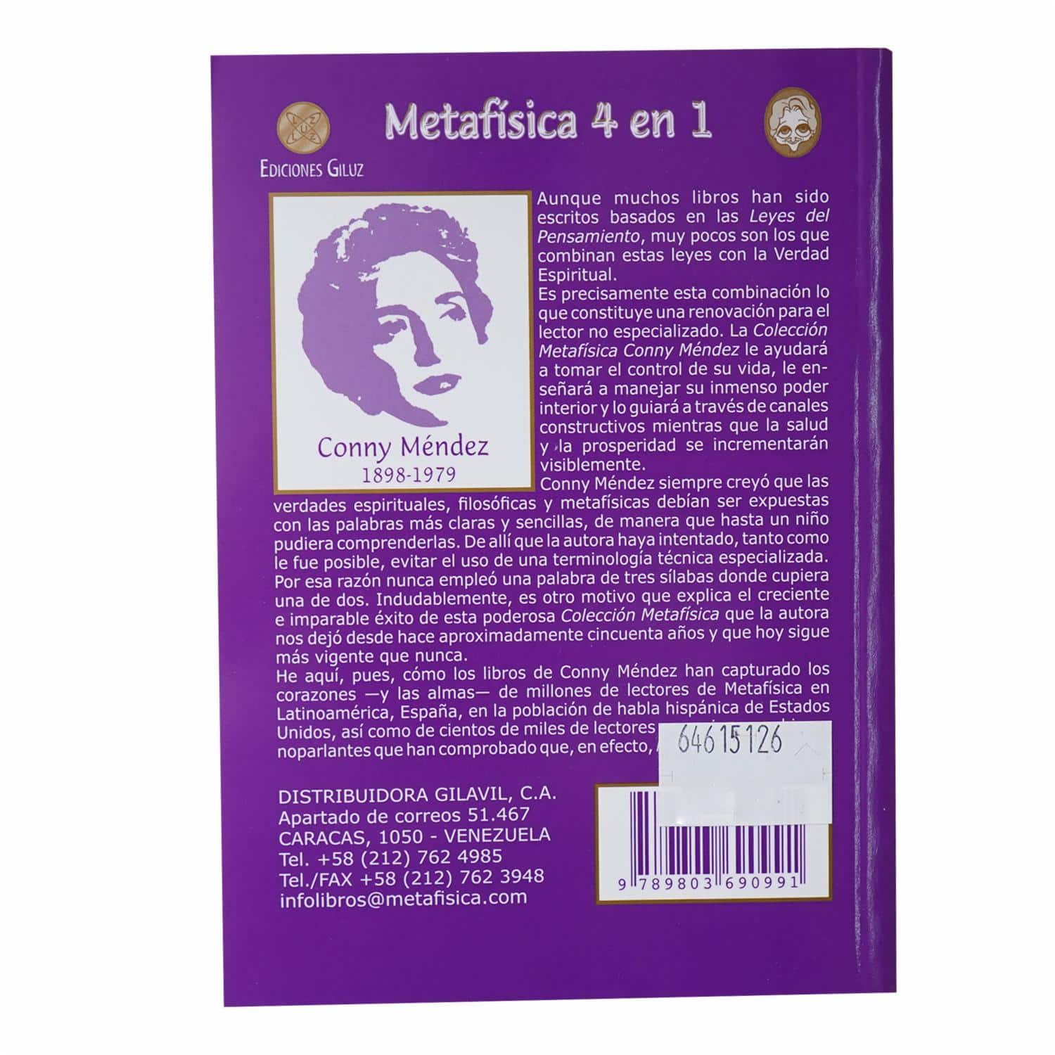 Metafísica 4 En 1 Vol. III Conny Mendez EDICIONES GILUZ 319 Páginas - Imagen 2