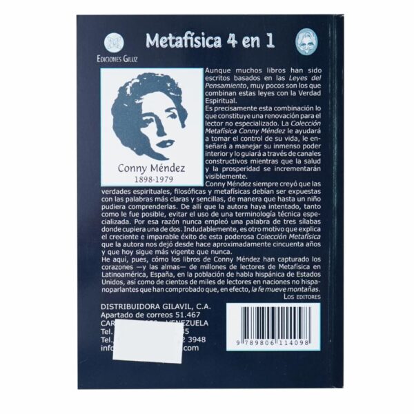 Metafísica 4 En 1 Vol. II Conny Mendez EDICIONES GILUZ 314 Páginas - Imagen 2