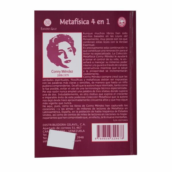 Metafísica 4 En 1 Vol. I Conny Mendez GILUZ 330 Páginas - Imagen 2