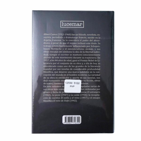 Libro Albert Camus Obras Selectas PLUTÓN 605 Páginas - Imagen 2