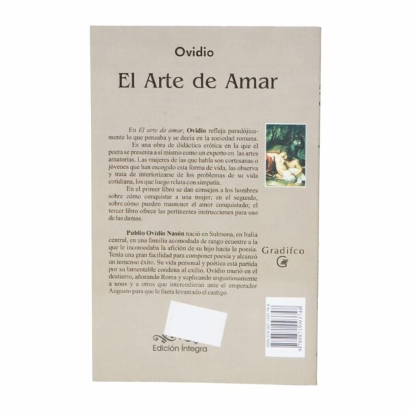 Libro El Arte De Amar GRADIFCO 95 Páginas - Imagen 2